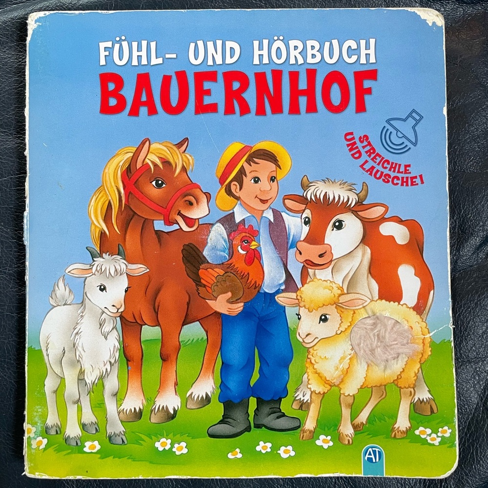 Children's Farm Touch and Feel Book